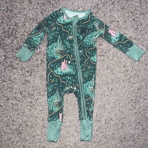 Little Crown & Capes Emerald City Bamboo Sleeper